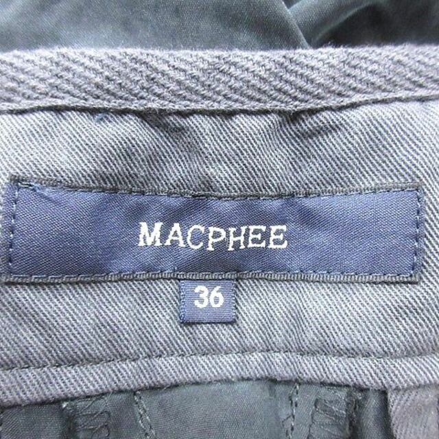 MACPHEE(マカフィー)のマカフィー MACPHEE テーパードパンツ 36 黒 ブラック /AU レディースのパンツ(その他)の商品写真