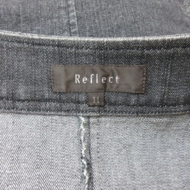 ReFLEcT - リフレクト ノーカラージャケット カラーデニム 11 黒