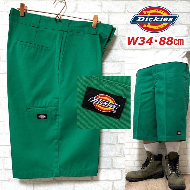 Dickies(ディッキーズ)のDickies ディッキーズ ワークショーツ ワークパンツ グリーン W34 メンズのパンツ(ショートパンツ)の商品写真