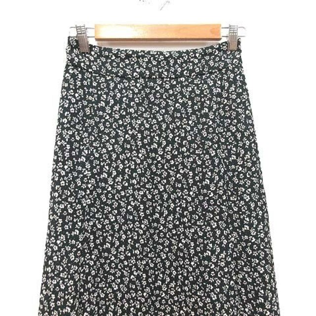 OLIVEdesOLIVE(オリーブデオリーブ)のオリーブデオリーブ マーメイドスカート タイト ロング 花柄 F 黒 ブラック レディースのスカート(ロングスカート)の商品写真