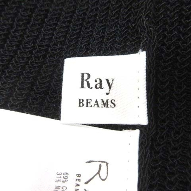 Ray BEAMS(レイビームス)のRay Beams ニット カットソー ワンショルダー ノースリーブ 黒 /YK レディースのトップス(ニット/セーター)の商品写真