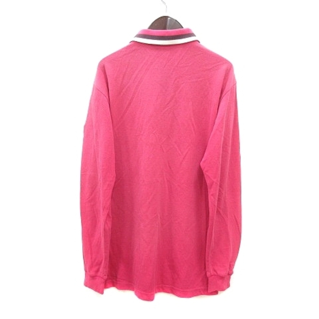 Munsingwear(マンシングウェア)のマンシングウェア MUNSINGWEAR ポロシャツ 刺繍 長袖 L ピンク メンズのトップス(ポロシャツ)の商品写真