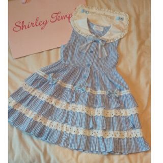 シャーリーテンプル(Shirley Temple)の120 阪急限定 セーラー 3段フリル ワンピース シャーリーテンプル(ワンピース)