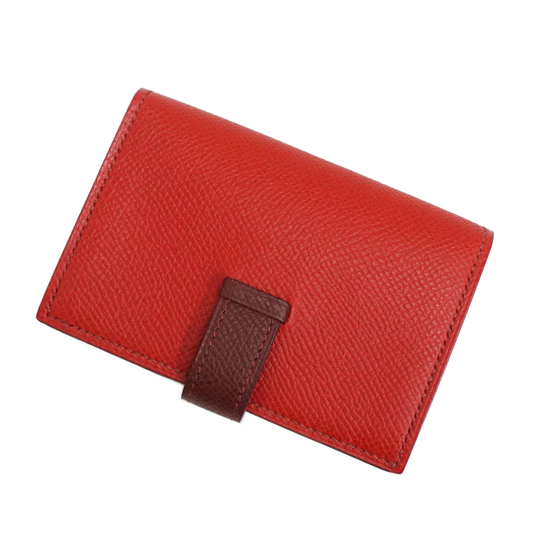 ☆良品☆HERMES Ｈロゴ ベアン カードケース  #0641.561