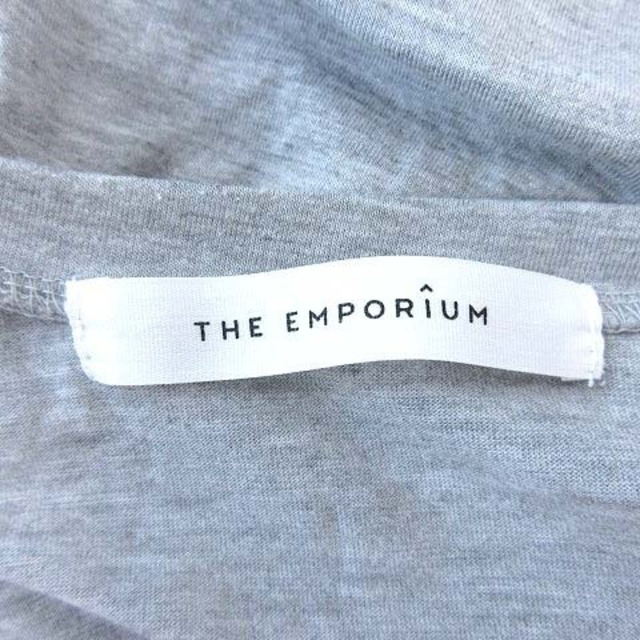 THE EMPORIUM(ジエンポリアム)のジ エンポリアム トッパーカーディガン カットソー 長袖 M グレー ■MO レディースのトップス(カーディガン)の商品写真