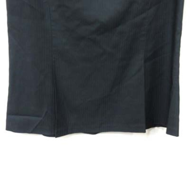 UNTITLED(アンタイトル)のアンタイトル タイトスカート ミモレ ロング ストライプ 2 黒 ブラック レディースのスカート(ロングスカート)の商品写真