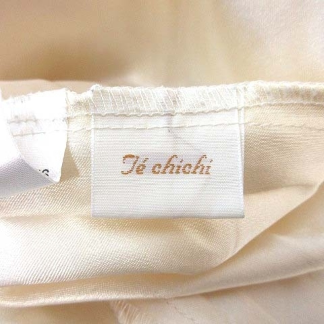 Techichi(テチチ)のテチチ Te chichi フレアスカート ひざ丈 シフォン M 黃 イエロー レディースのスカート(ひざ丈スカート)の商品写真