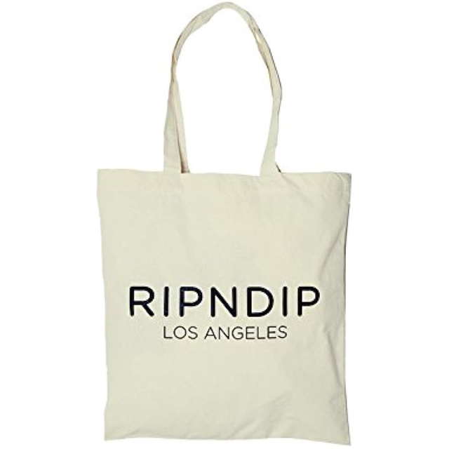 RIPNDIP トートバッグ キャンバス バッグ LA TOTE ナチュラル RIPNDIP トートバッグ キャンバス バッグ LA TOTE ナチュラル