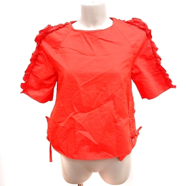 ザラ トラファルック シャツ ブラウス 五分袖 XS 赤  レディースのトップス(その他)の商品写真