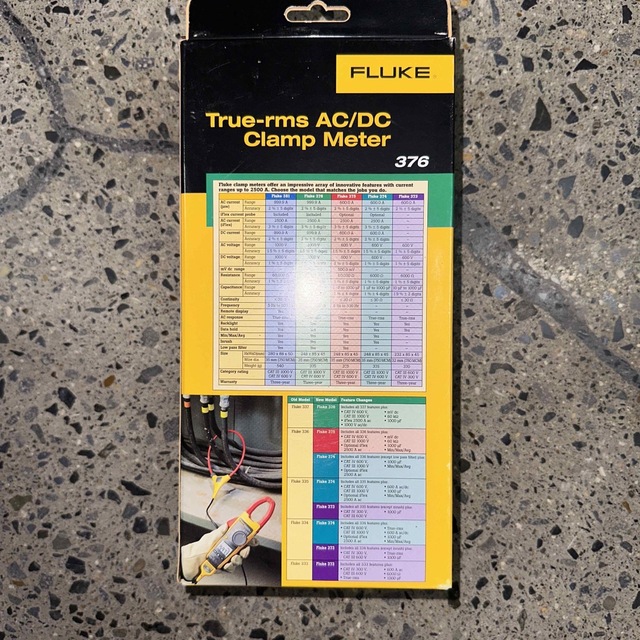 FLUKE True-rms AC/DC Clamp Meter 376 スポーツ/アウトドアの自転車(工具/メンテナンス)の商品写真