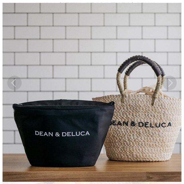 DEAN & DELUCA(ディーンアンドデルーカ)のDEAN＆DELUCA×BEAMS COUTUREディーンデルーカ保冷カゴバッグ レディースのバッグ(かごバッグ/ストローバッグ)の商品写真