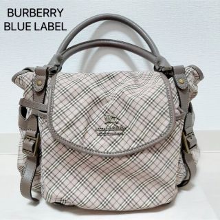 バーバリーブルーレーベル(BURBERRY BLUE LABEL)のバーバリーブルーレーベル ノバチェック ホースロゴ ハンドバッグ(ハンドバッグ)