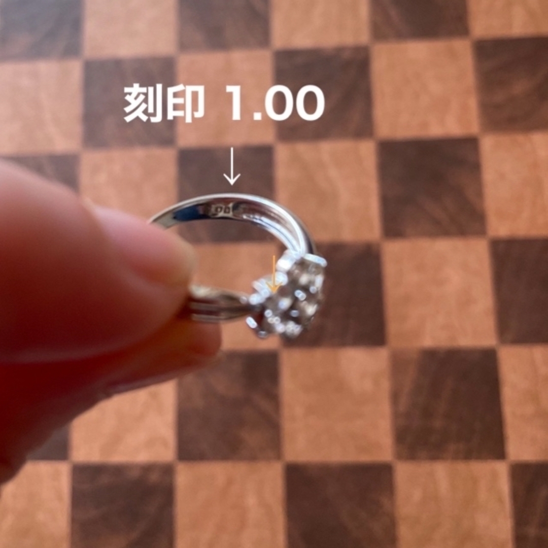 【美品!】ダイヤモンド1ct プラチナリング