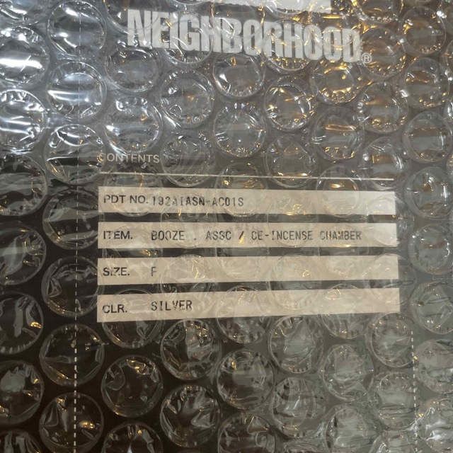 NEIGHBORHOOD(ネイバーフッド)のNEIGHBORHOOD assc chamber シルバー nbhd コスメ/美容のリラクゼーション(お香/香炉)の商品写真