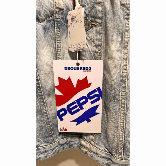 DSQUARED2(ディースクエアード)の[新品]Dsquared2 Pepsi Gジャン46size タイムセール メンズのジャケット/アウター(Gジャン/デニムジャケット)の商品写真