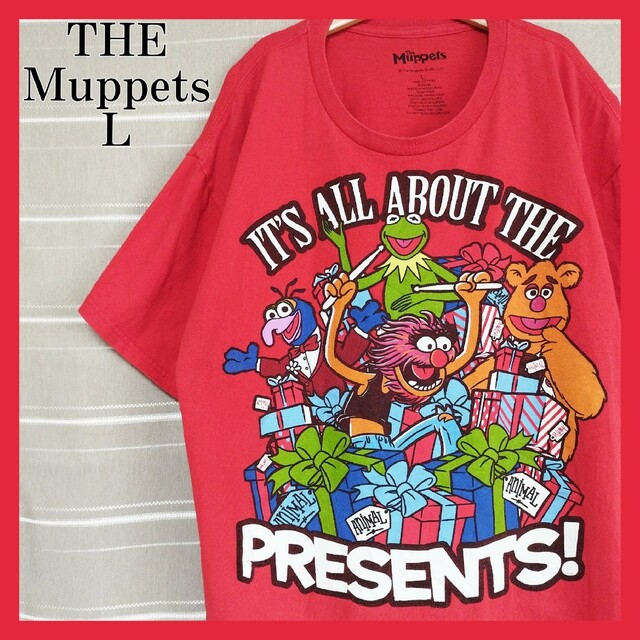 THEMuppetsザマペッツアニメキャラクターTシャツtシャツカーミットL半袖