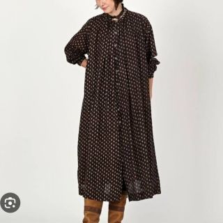45rpm - 専用です!45Rインドカディ勿忘草プリントのくしゅくしゅ