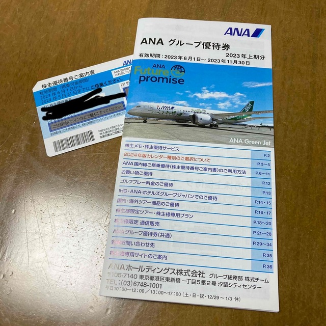 ANA 株主優待券 チケットの優待券/割引券(その他)の商品写真