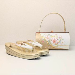 草履バッグセット 桜 刺繍の通販 点 フリマアプリ ラクマ