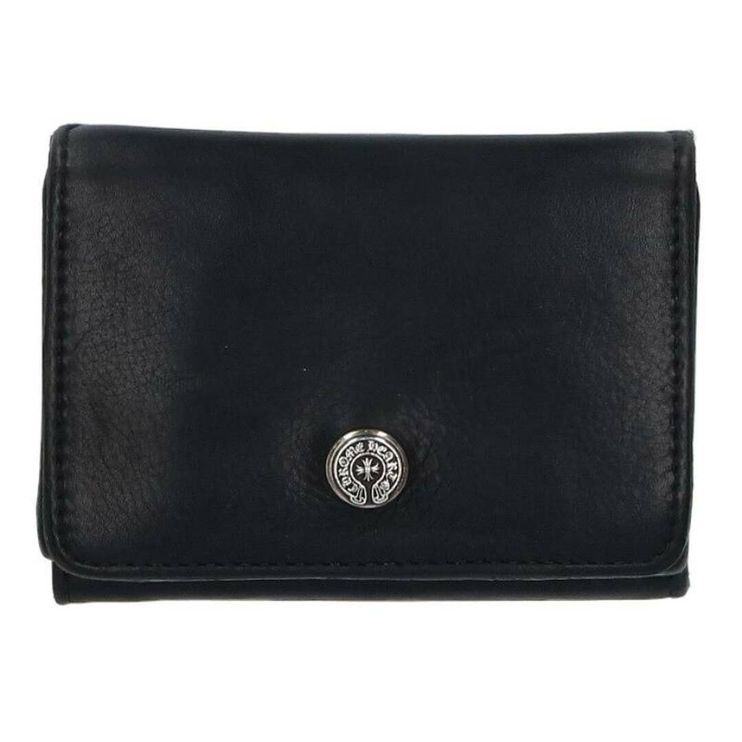 クロムハーツ  OPEN WOUND WALLET 3つ折りレザー財布  メンズ