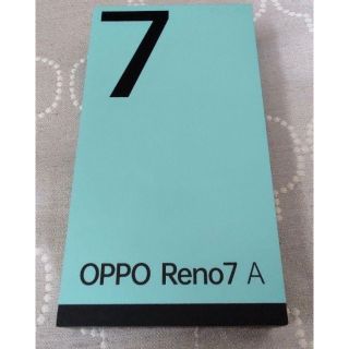 OPPO Reno7 A スターリーブラック Y!mobile(スマートフォン本体)