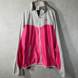 ルコックスポルティフ(le coq sportif)の人気 ルコック レディース  M ウィンドブレーカー ピンク ゴルフ スポーツ(ナイロンジャケット)