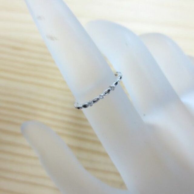 カナル4℃ K10 ダイヤ3P リング