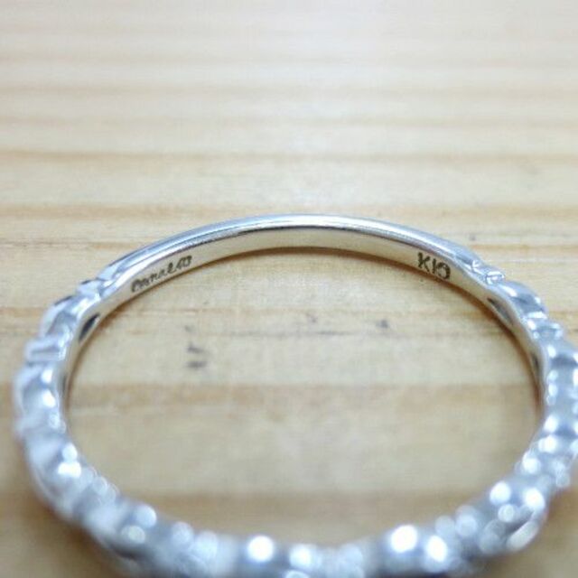 カナル4℃ K10 ダイヤ3P リング