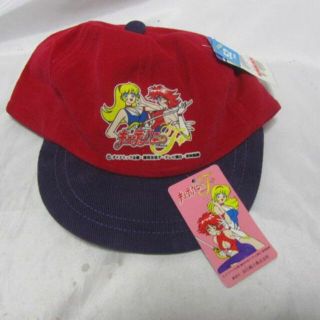 キューティーハニーF フラッシュ キャップ 帽子 赤　52cm　未使用品(その他)