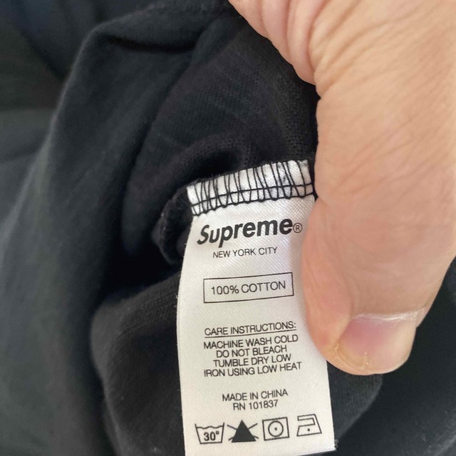 supreme MOM S/S top tee XL ブラック シュプリーム
