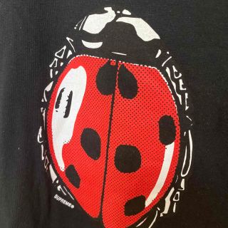 シュプリーム(Supreme)のsupreme ladybug Tee XL てんとう虫　ブラック　アメリカ製(Tシャツ/カットソー(半袖/袖なし))