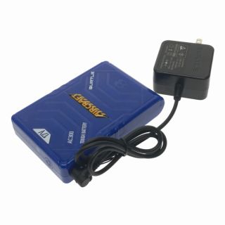 ☆極美品☆BURTLE バートル 17V 空調服用バッテリー AC300 オーシャンブルー 充電ケーブル付 リチウムイオンバッテリー 京セラ 72708