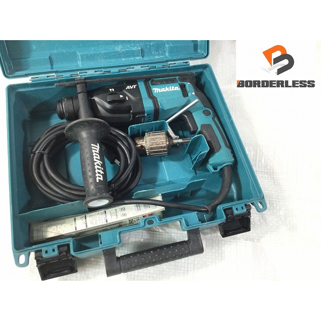 Makita ☆中古品☆makita マキタ 18mm 2モードハンマドリル HR1841F ビット3本(未使用)  ドリルチャックビット1本(中古品)付き 72880の通販 by 工具販売専門店Borderless(ラクマ店)｜マキタならラクマ