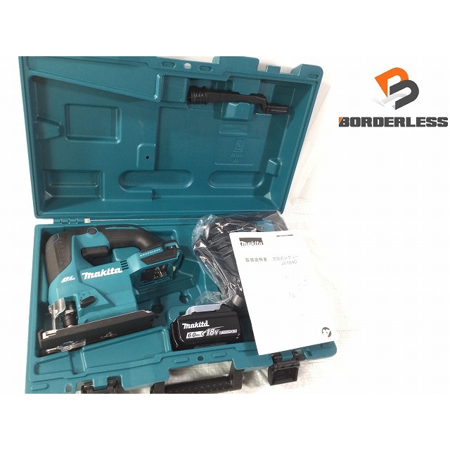 Makita ☆未使用品 ケースロゴに傷あり☆ makita マキタ 18V 充電式ジグソー JV184DRG バッテリー1個(BL1860B)付き  充電器(DC18RF)付き 73182の通販 by 工具販売専門店Borderless(ラクマ店)｜マキタならラクマ