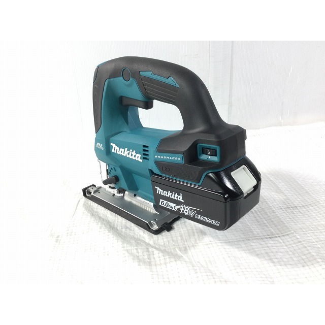 ☆未使用品 ケースロゴに傷あり☆ makita マキタ 18V 充電式ジグソー JV184DRG バッテリー1個(BL1860B)付き 充電器 (DC18RF)付き 73182