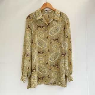 ダックス(DAKS)のDAKS paisley chiffon blouse(シャツ/ブラウス(長袖/七分))