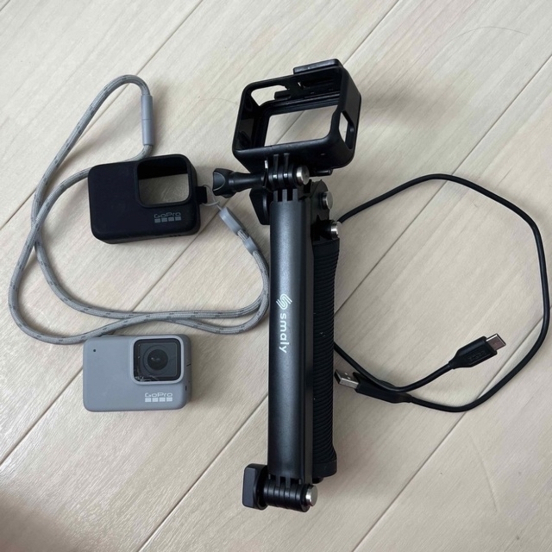 GoPro Hero7 グレー（レンズ破損） - コンパクトデジタルカメラ