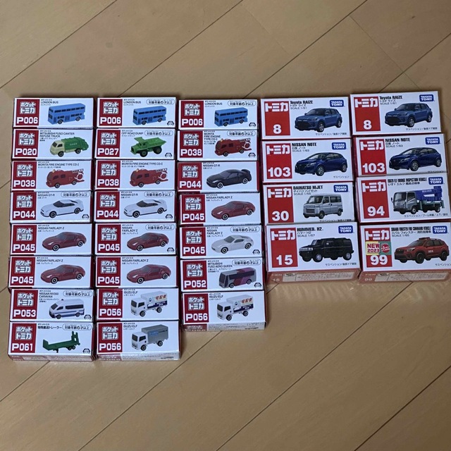 トミカ ポケットトミカ 大箱 車 未開封 まとめ売り セット エンタメ/ホビーのおもちゃ/ぬいぐるみ(ミニカー)の商品写真