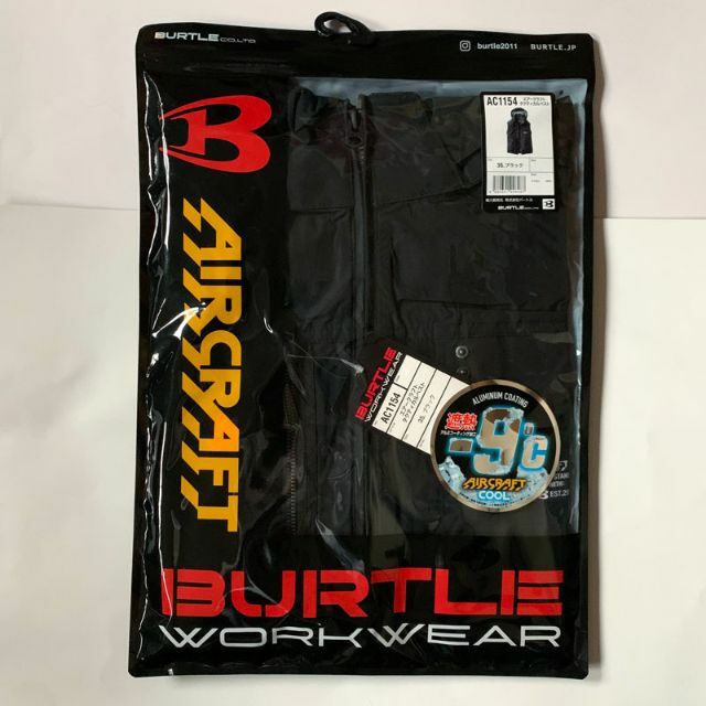 BURTLE(バートル)のMサイズ BK 送料込み BURTLE AIR CRAFT ベスト 単体 メンズのトップス(ベスト)の商品写真