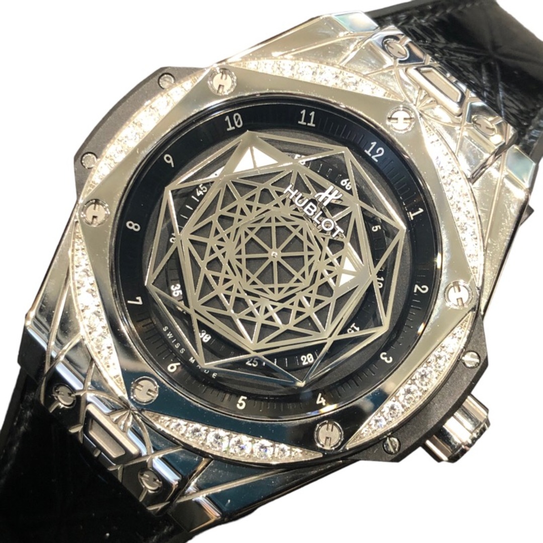 HUBLOT - ウブロ HUBLOT ビックバン ワンクリック サンブルースチール ...