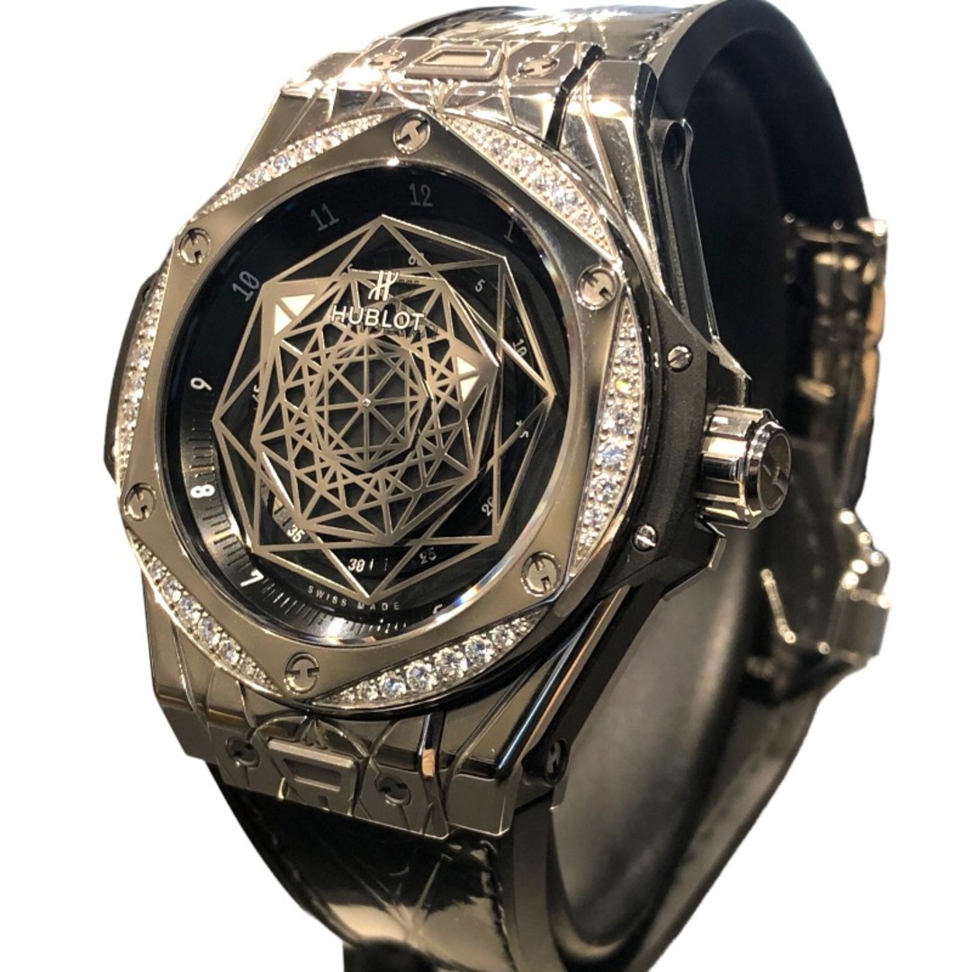 HUBLOT - ウブロ HUBLOT ビックバン ワンクリック サンブルースチール ...