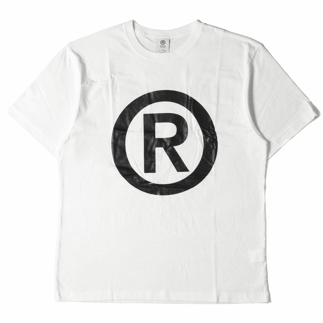 RESONATE GOODENOUGH リゾネイト グッドイナフ Tシャツ サイズ:L 00s BASE CONTROL ベースコントロール ラメプリント サークルロゴ クルーネック デッドストック ホワイト 白 トップス カットソー 半袖 【メンズ】