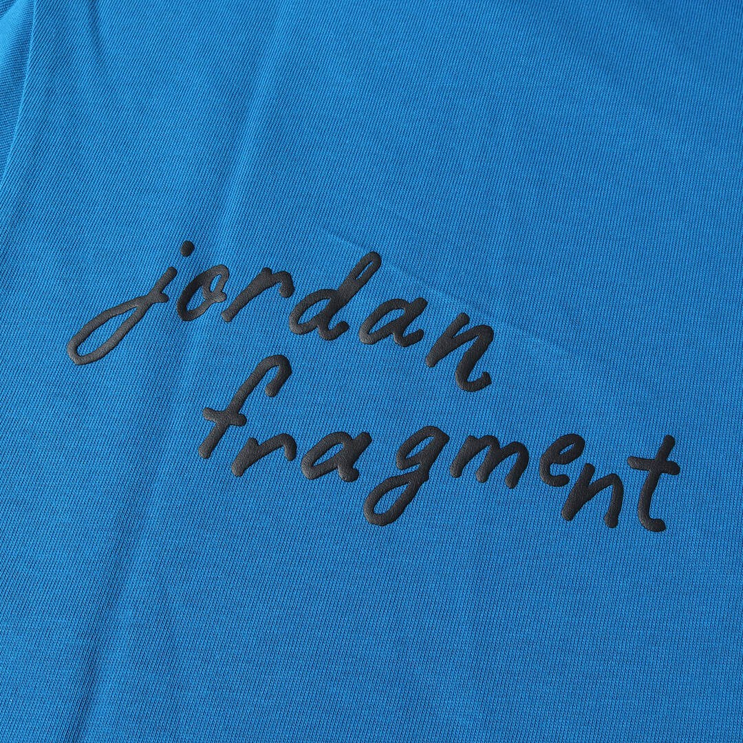 NIKE ナイキ Tシャツ サイズ:S 21SS 限定カラー TRAVIS SCOTT fragment JORDAN オーバーサイズ クルーネック  Jordan TS FRGMT Tee ブルー トラヴィス フラグメント トップス カットソー 半袖 【メンズ】