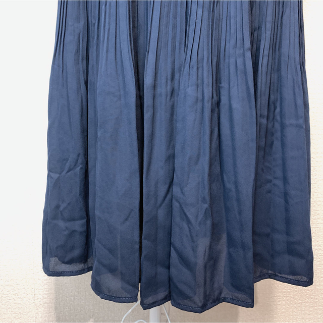 INGNI(イング)のINGNI JZプリーツスカート ネイビー レディースのスカート(ロングスカート)の商品写真
