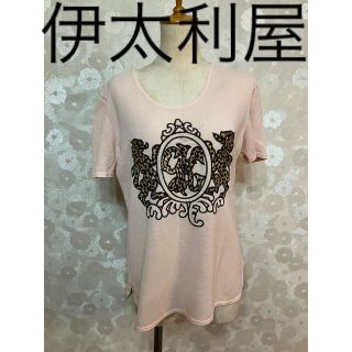 イタリヤ(伊太利屋)の伊太利屋　エンブレム　Tシャツ ピンク(Tシャツ(半袖/袖なし))