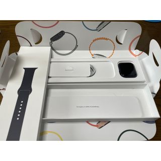 アップルウォッチ(Apple Watch)の美品 Apple Watch SE GPS 44mm  スペースグレイ(腕時計(デジタル))