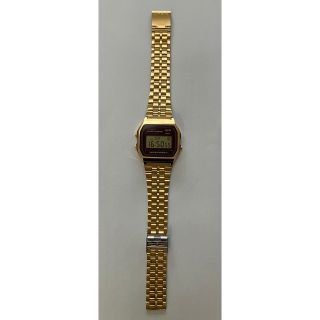 カシオ(CASIO)のCASIO A159WGE ゴールド maid in Japan(腕時計)