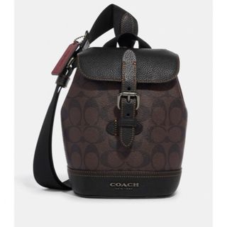 COACH - 新品 COACH コーチ ハドソン スモール パック シグネチャー