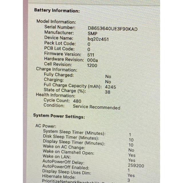 MacBook Air 13inch i5 4GB 128GB 2015 3