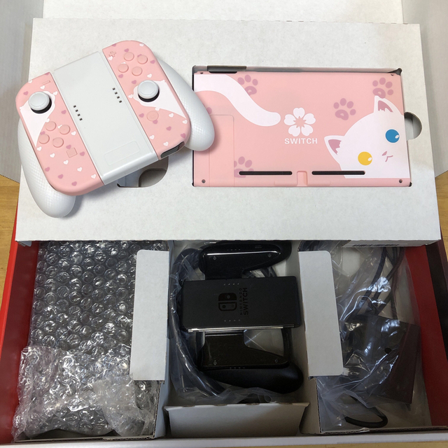 ★激カワswitchカスタム★ニンテンドースイッチ本体＋ジョイコンセット♫